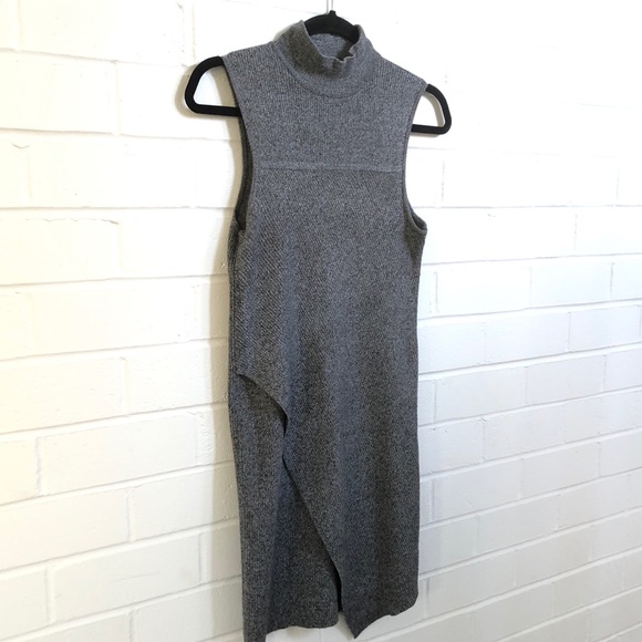 Great Quality Grey Dress Sz M/L - Picture 2 of 8